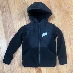 Nike Lightweight Fleece Jacket - Size 4 - Black